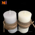 Top Rank Supplier Decoration Use Vanilla Flavour COUNTRY STYLE Pillar Candles Grey A la venta Precios